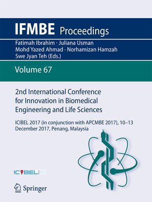 cover image of 2nd International Conference for Innovation in Biomedical Engineering and Life Sciences